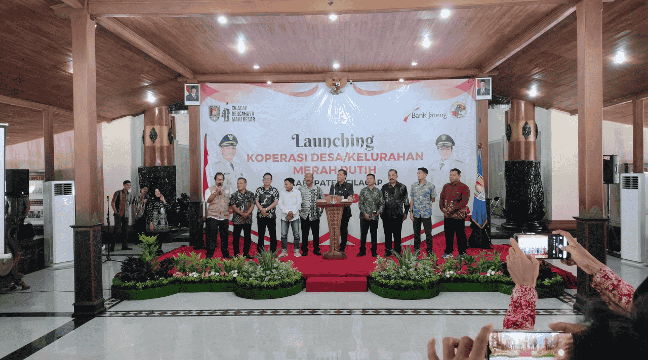 Pemkab Cilacap Luncurkan Koperasi Merah Putih Serentak di Seluruh Desa dan Kelurahan