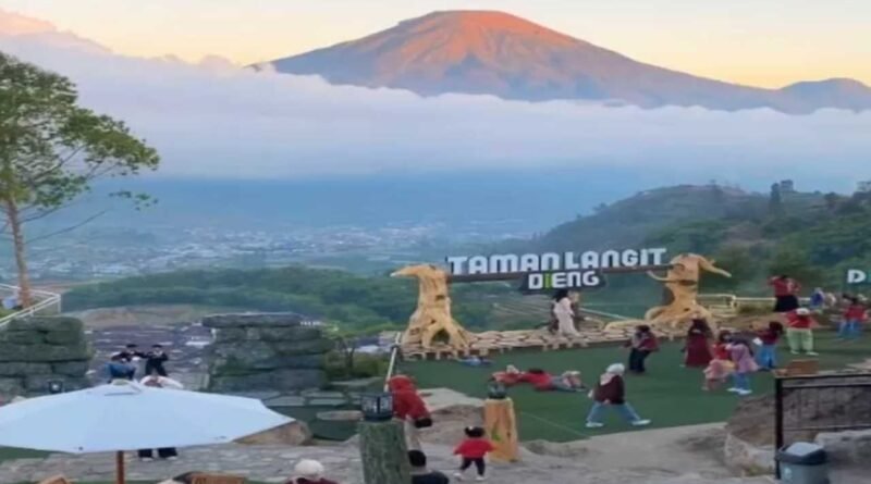 Taman Langit Dieng Wonosobo Sport Favorit di Negri Atas Awan