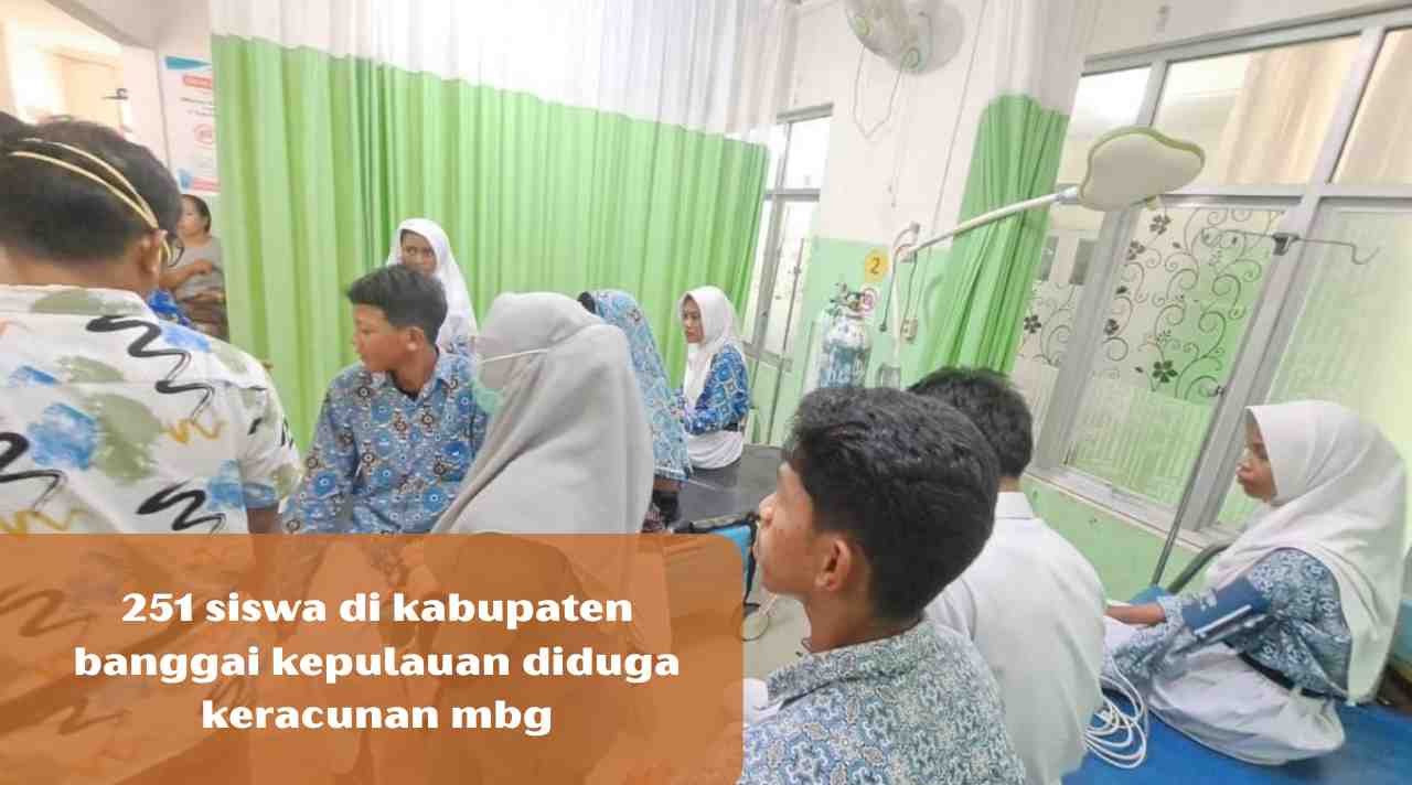 Sebanyak 251 Siswa Keracunan di Banggai, Diduga Akibat MBG