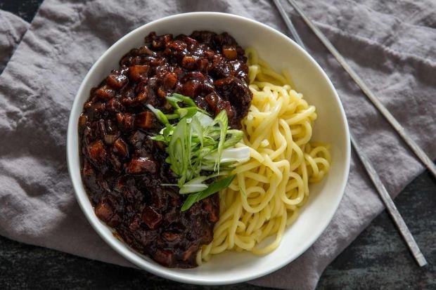 Sejarah jajangmyeon Korea