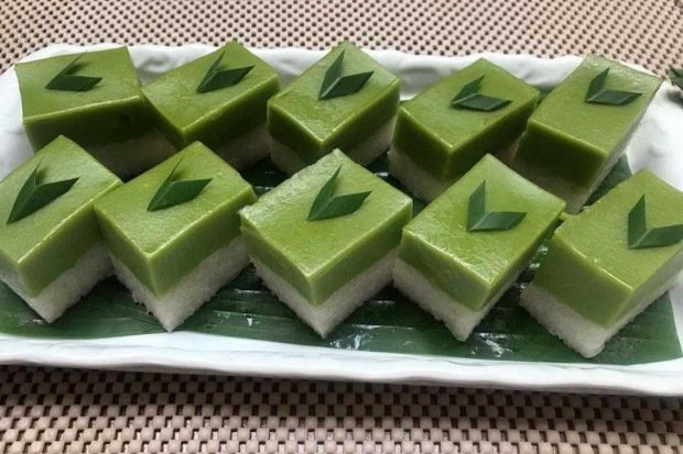 Kue Srikaya Kukus Daun Pisang