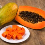 pepaya buah segar dan manis
