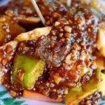 rasa rujak yang manis pedas dan asam dari sambel dan buah