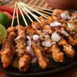 sate yang enak dan rempah yang terasa