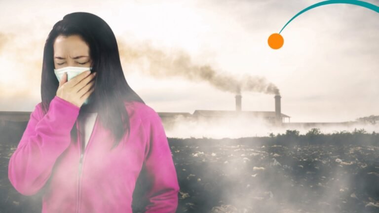 Kabut asap mengurangi jarak pandang dan mengganggu kualitas udara